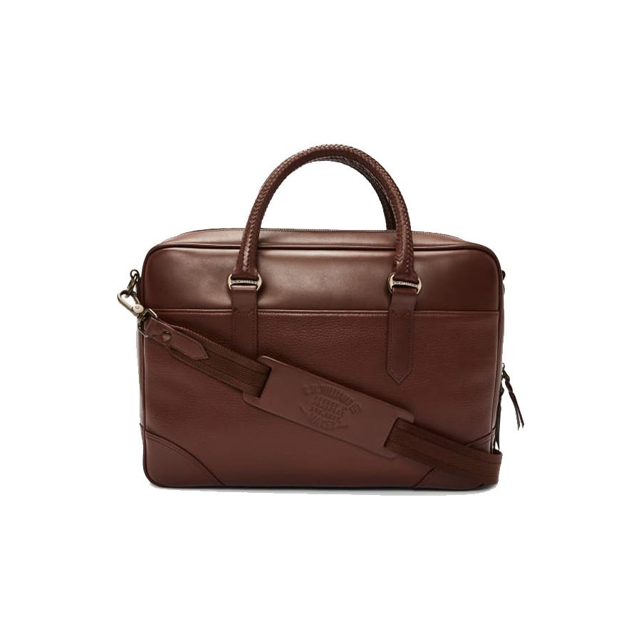 RM Williams Signature Briefcase Whiskey Whiskey
