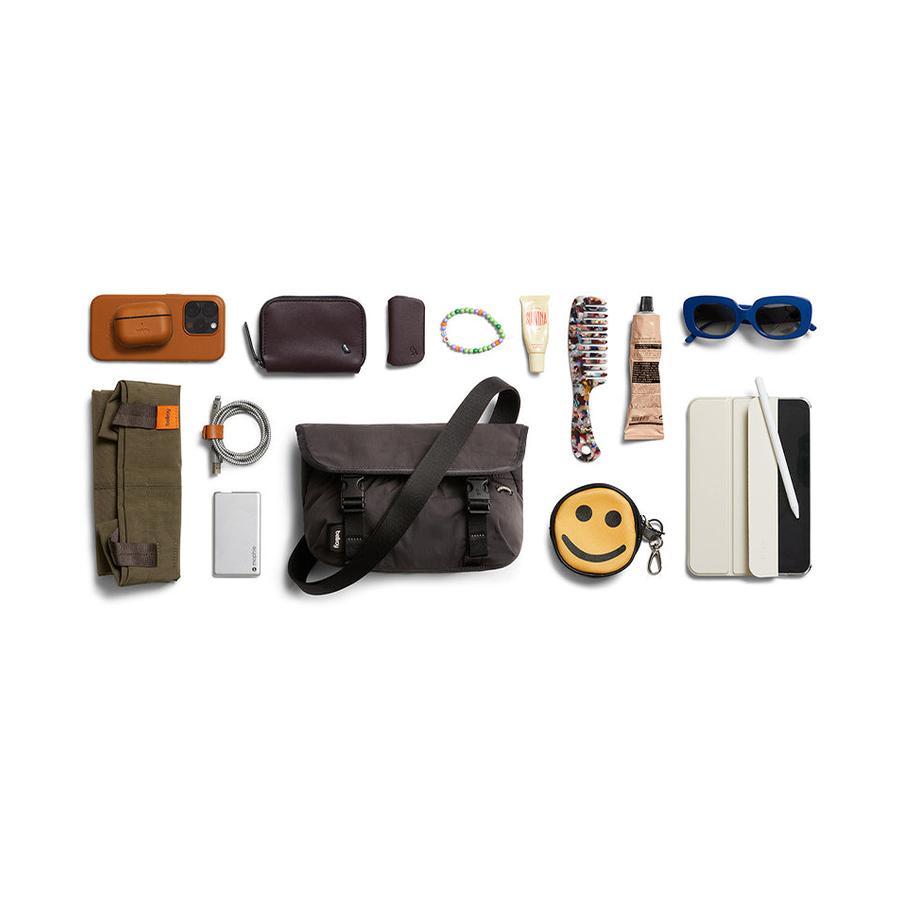 Bellroy Cinch Mini Messenger Black Rock Black Rock