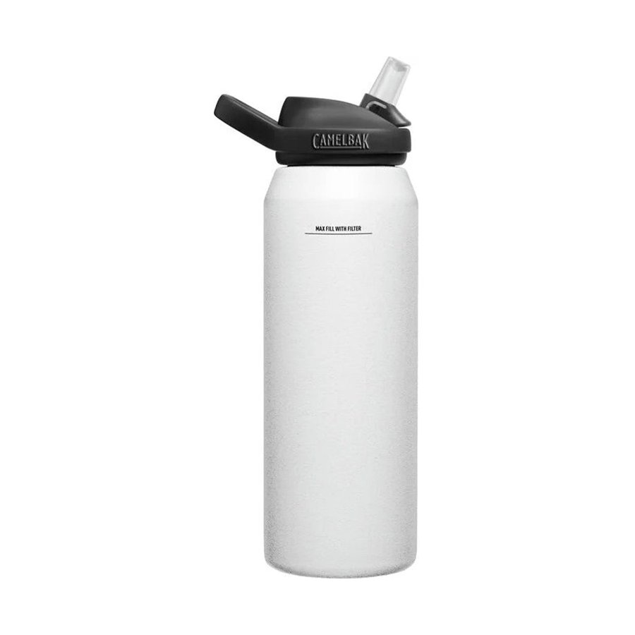 Camelbak 32oz (1L) Eddy+ Filtered by LifeStraw Insulated Drink Bottle White White
