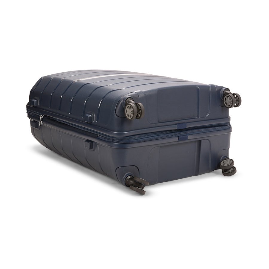 Samsonite Oc2lite 75cm Hardside Checked Suitcase Navy Navy