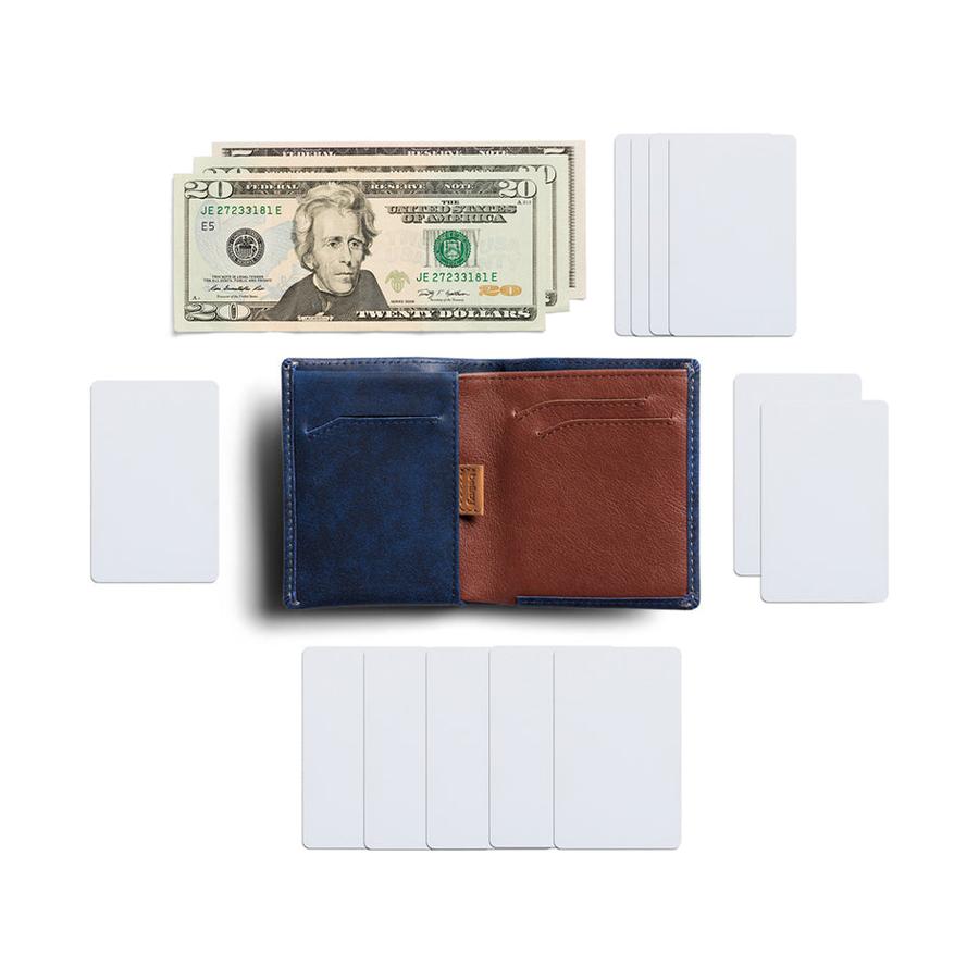 Bellroy RFID Note Sleeve Leather Wallet Ocean Ocean