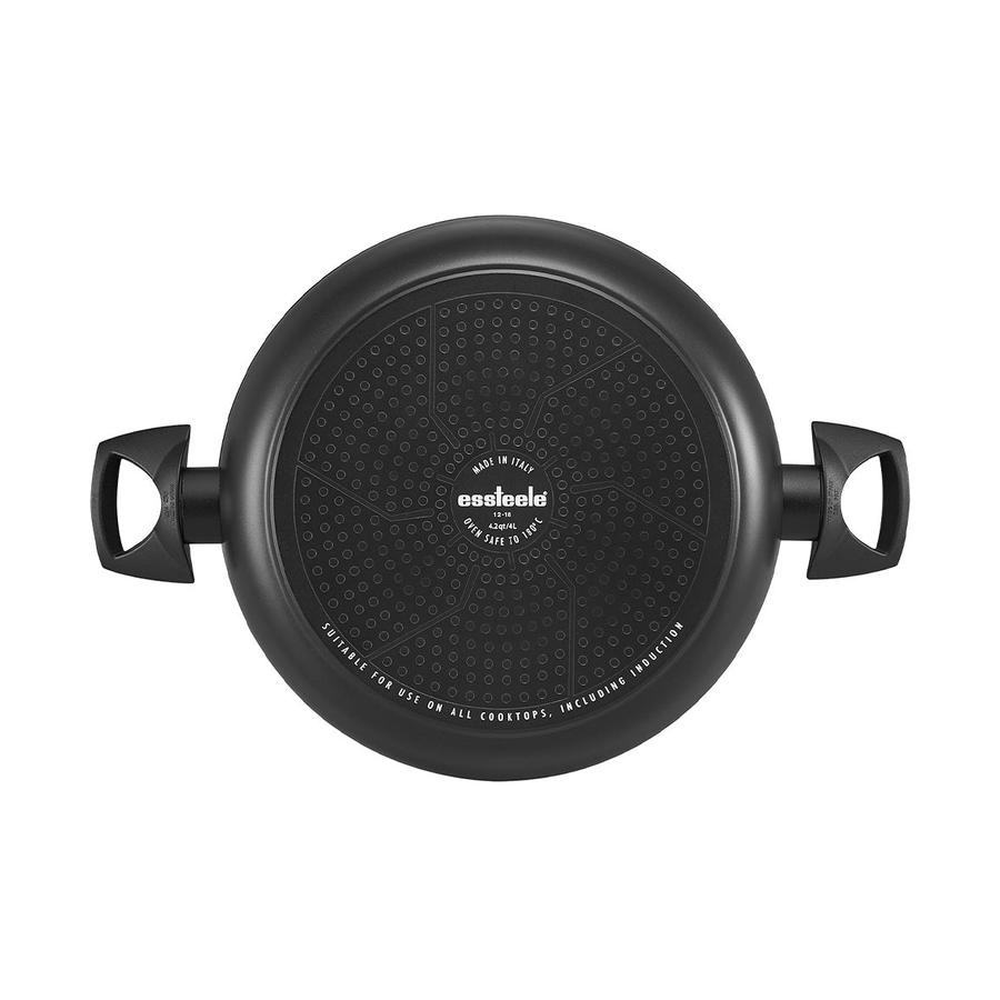 Essteele Per Salute 28cm (4.0L) Covered Sauteuse Pan Black Black