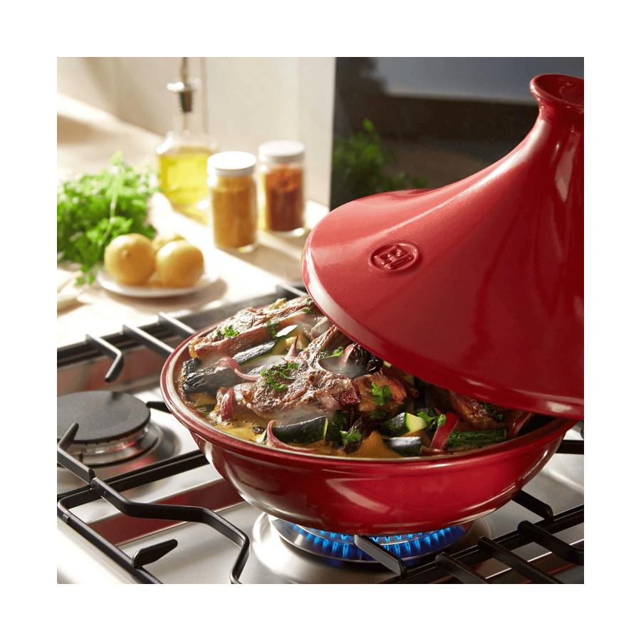 Emile Henry Tagine - 27cm Burgundy Burgundy