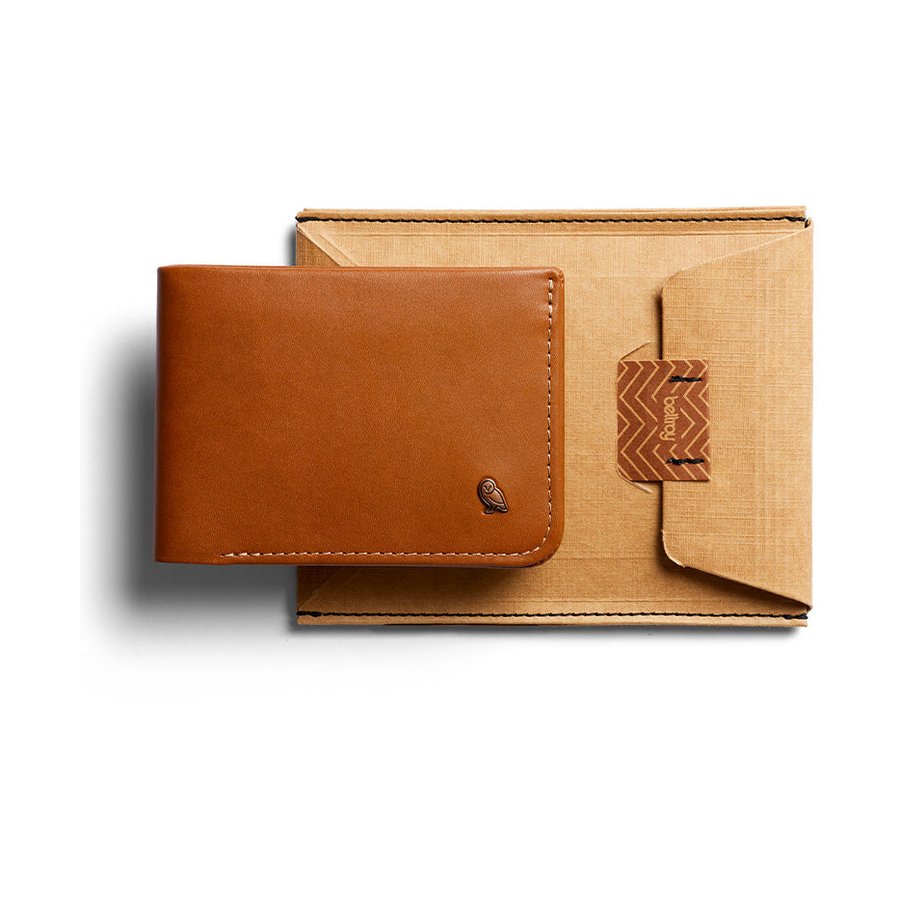 Bellroy RFID Hide & Seek LO Leather Wallet Caramel Caramel