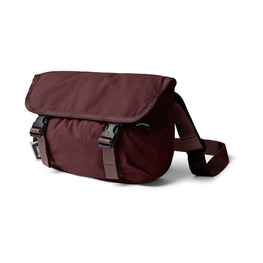 Bellroy Cinch Mini Messenger Burgundy Burgundy
