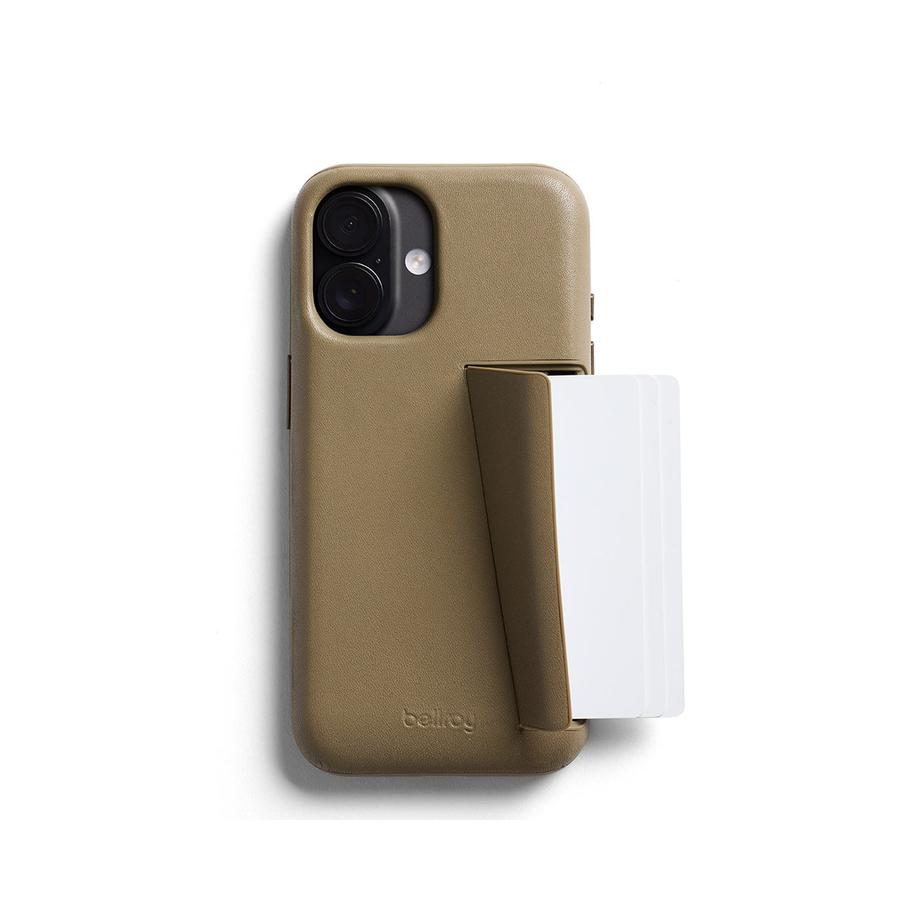 Bellroy iPhone 17 Phone Case - 3 Card Khaki Khaki