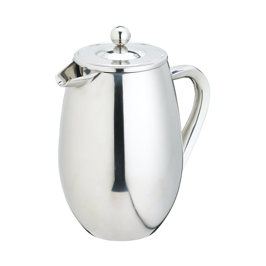 La Cafetiere 8 Cup Double Wall French Press Stainless Steel Stainless Steel