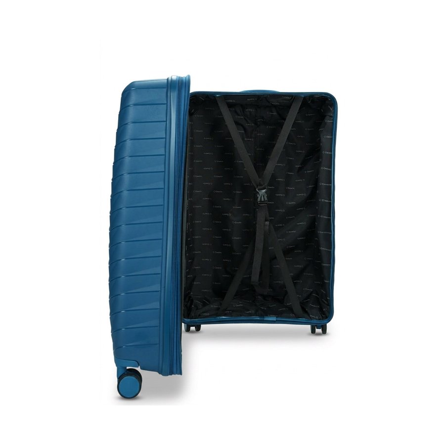 Caselite Expedition 56cm, 65cm & 75cm Hardside Luggage Set Lake Blue Lake Blue