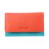 Pierre Cardin Nessa Women's Italian Leather RFID Wallet Orange/Turquoise