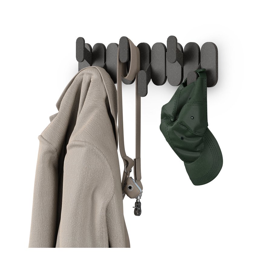 Umbra Tempo 6 Wall Hook Black Black