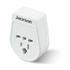 Jackson Inbound Slim Travel Adapter - USA & UK White