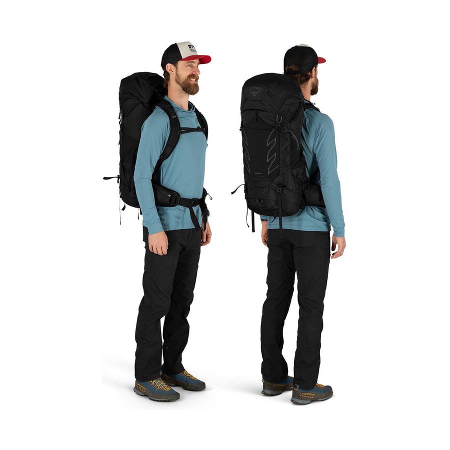 Osprey Talon 44 Small/Medium Men's Hiking Backpack Stealth Black Stealth Black