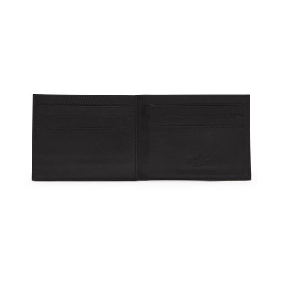 RM Williams Singleton Bifold Wallet Black Black