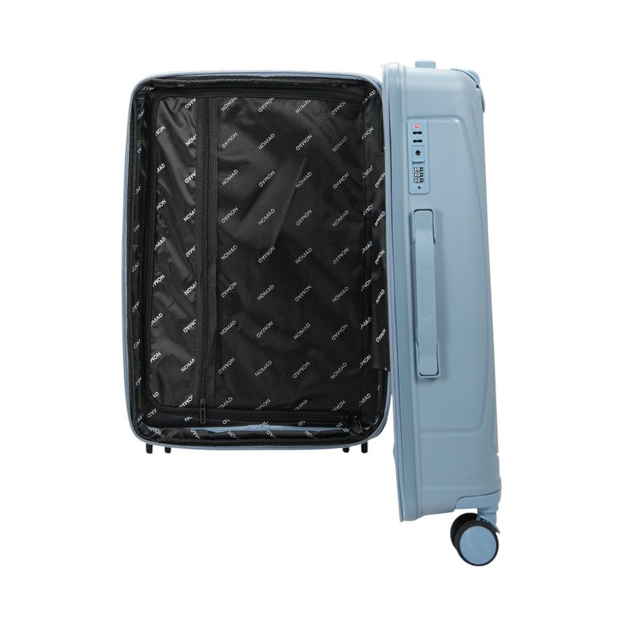 Nomad Quest 56cm & 65cm Hardside Luggage Set Steel Blue Steel Blue