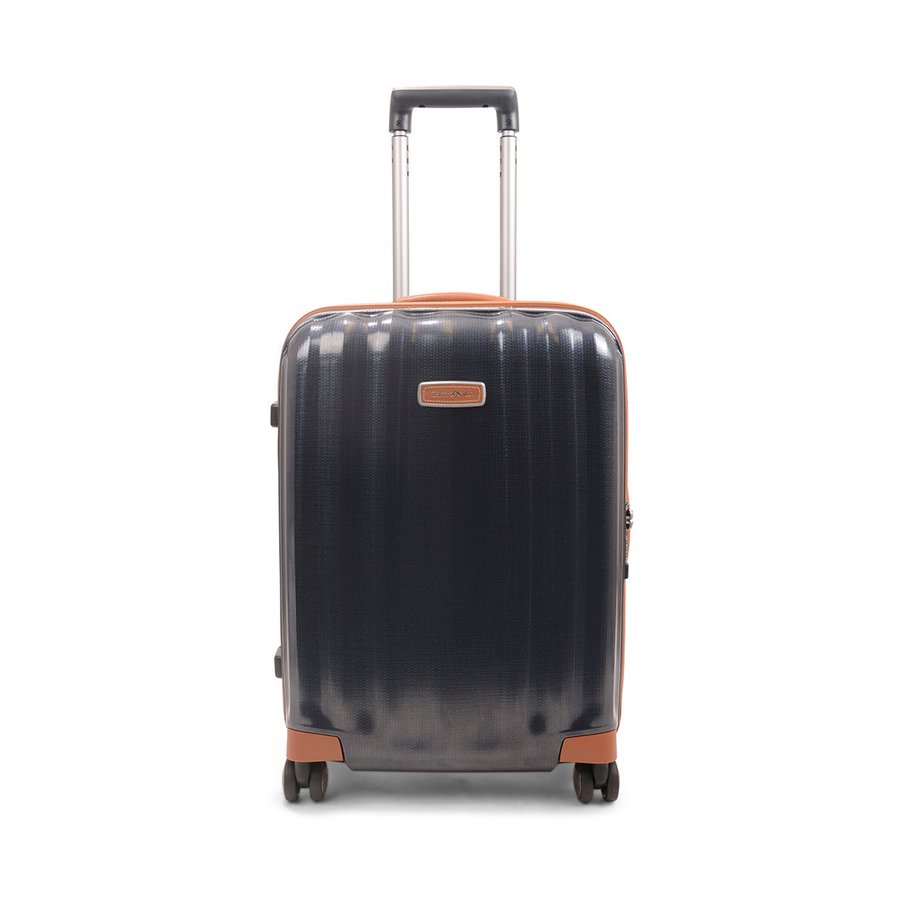 Samsonite Lite-Cube DLX 55cm CURV Carry-On Spinner Suitcase Midnight Blue Midnight Blue
