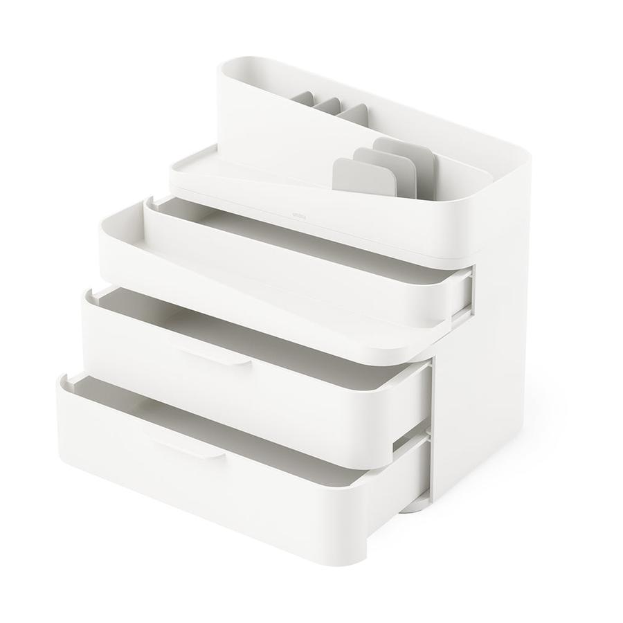 Umbra Glam Large Organiser White/Grey White/Grey