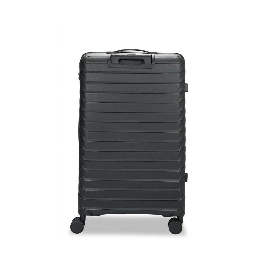 Caselite Expedition 75cm Hardside Checked Suitcase Black Black