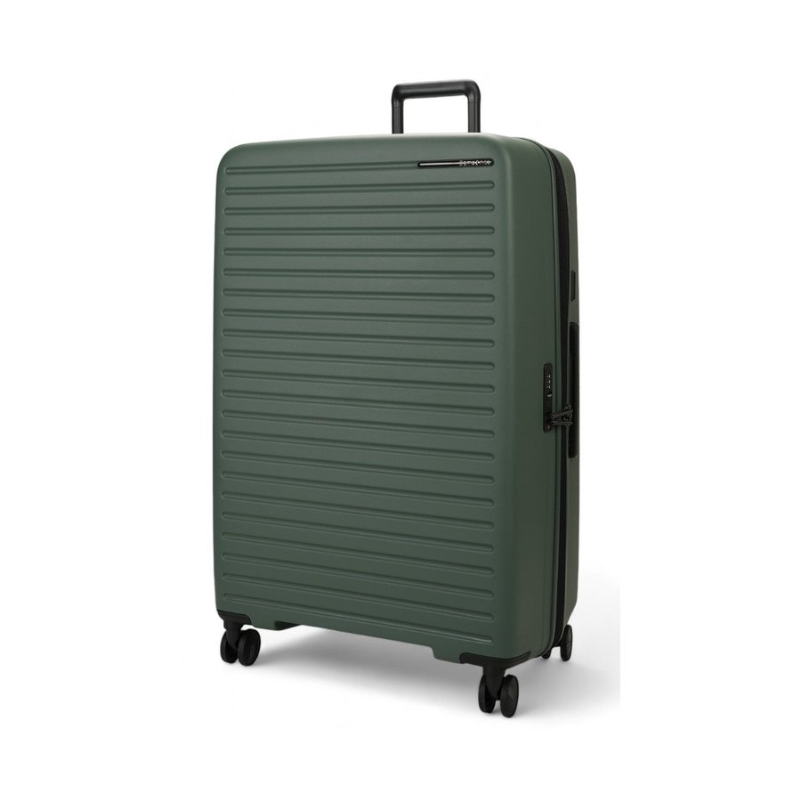 Samsonite Restackd 81cm Hardside Checked Suitcase Sage Sage