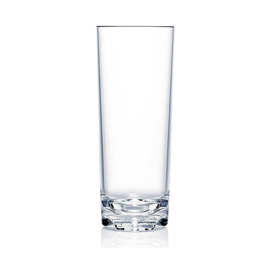 Strahl Vivaldi 502ml Plastic Highball Tumbler Set of 6 Clear Clear