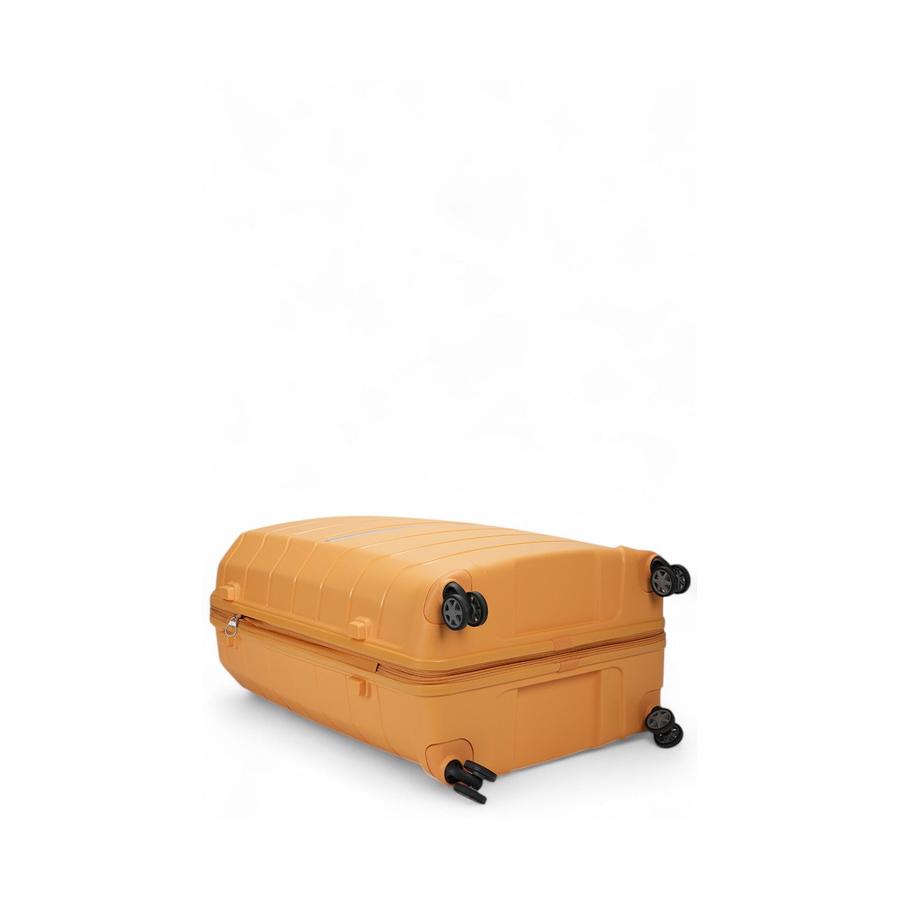 Samsonite Oc2lite 81cm Hardside Checked Suitcase Honey Gold Honey Gold