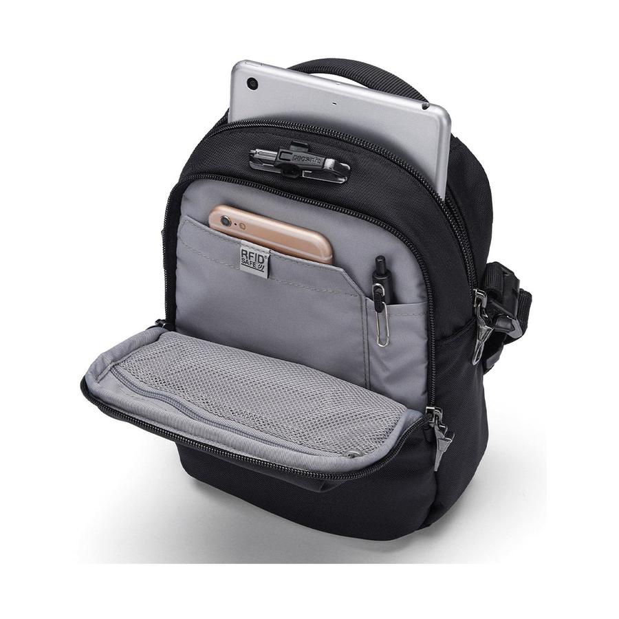 Pacsafe V Anti-Theft Companion Crossbody Jet Black Jet Black