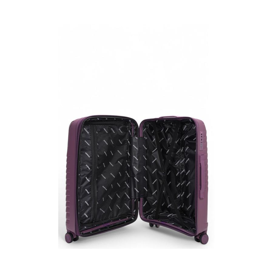 Nomad Journey 66cm Hardside Checked Suitcase Purple Purple