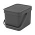 Brabantia Sort & Go Waste Bin (6L) Grey