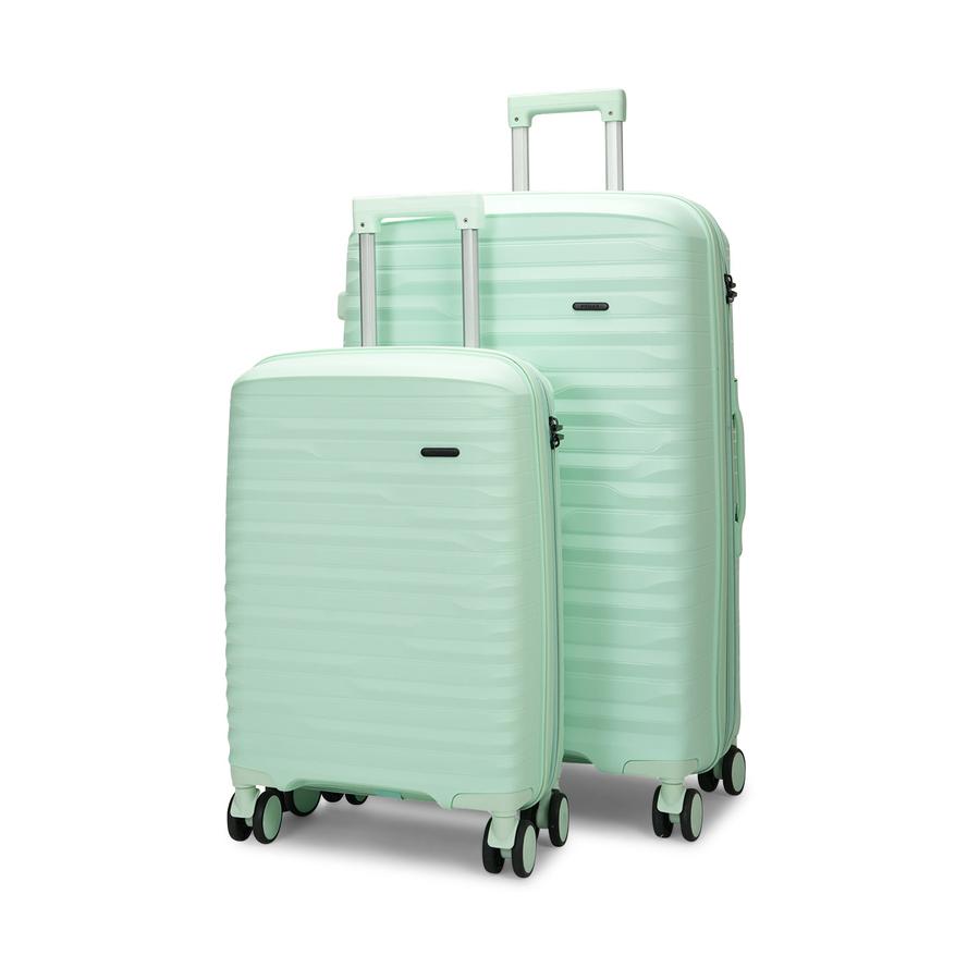 Nomad Discover 56cm & 75cm Hardside Luggage Set Mint Mint