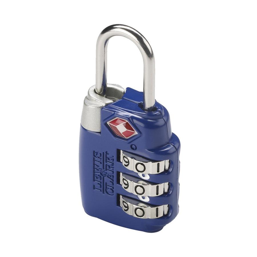 Lewis N. Clark TSA Dial Combination Lock Blue Blue