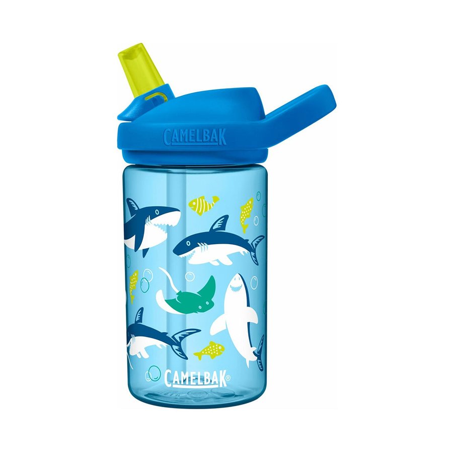 Camelbak 14oz (400ml) Eddy+ Kids Tritan Renew Drink Bottle Sharks And Rays Sharks And Rays