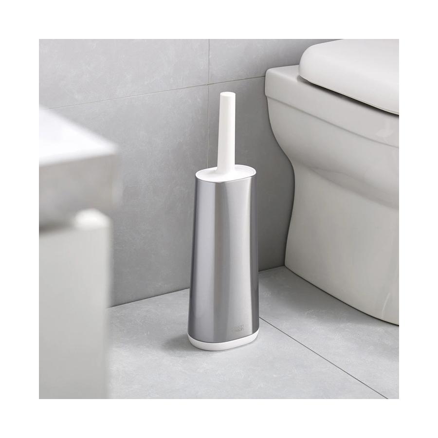 Joseph Joseph Flex Steel Toilet Brush Silver Silver