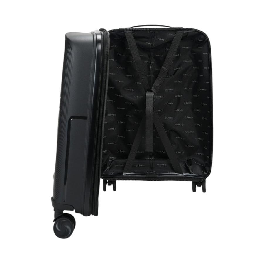Caselite Aero 56cm Hardside Carry-On Suitcase Black Black