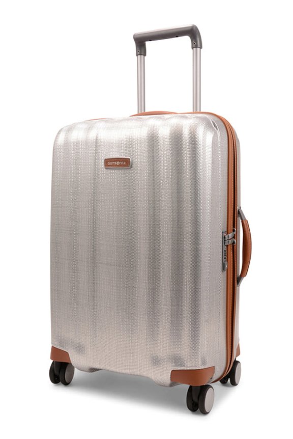 Samsonite Lite-Cube DLX 68cm CURV Spinner Suitcase Aluminium