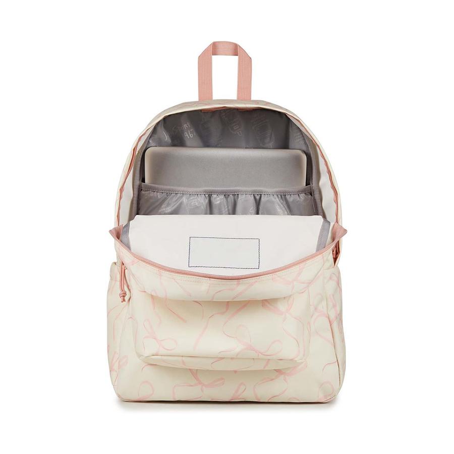 Jansport Superbreak Plus Backpack Rows of Bows Rows of Bows