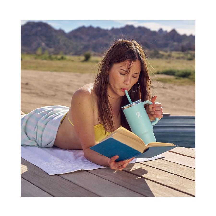 Hydro Flask 32oz (946mL) All Around Travel Tumbler w/ Straw Lid Dew Dew