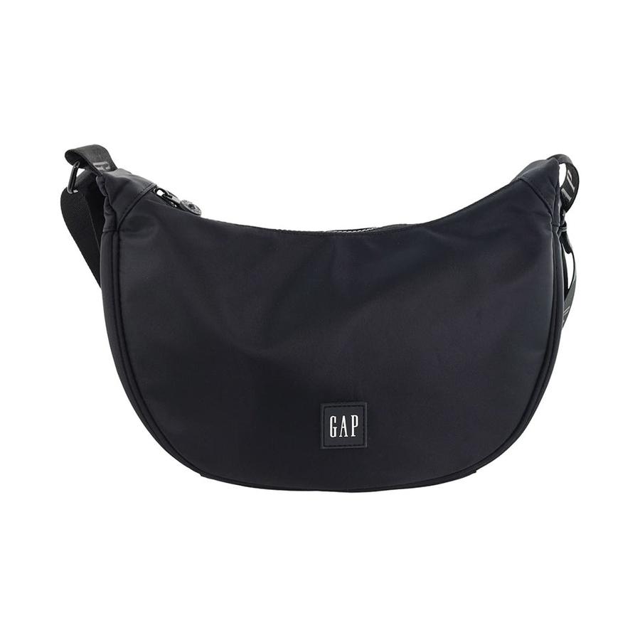 Gap Avaya Ladies Nylon Crescent Crossbody Bag Black Black