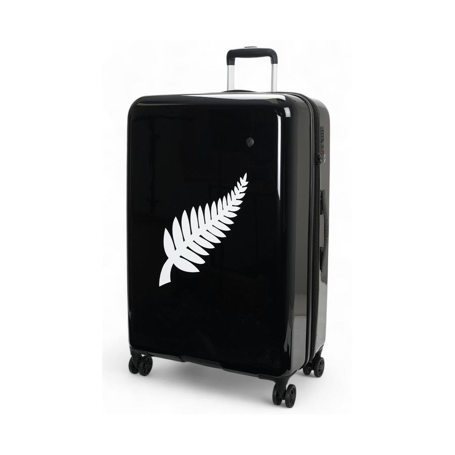 Caselite NZ Fern/Kiwi 77cm & 77cm Hardside Luggage Set Black Black