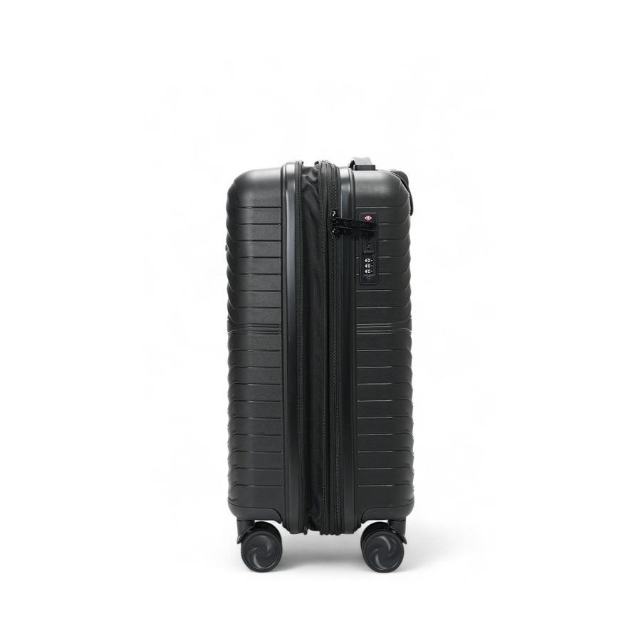 Caselite Summit 56cm Hardside Carry-On Suitcase Black Black