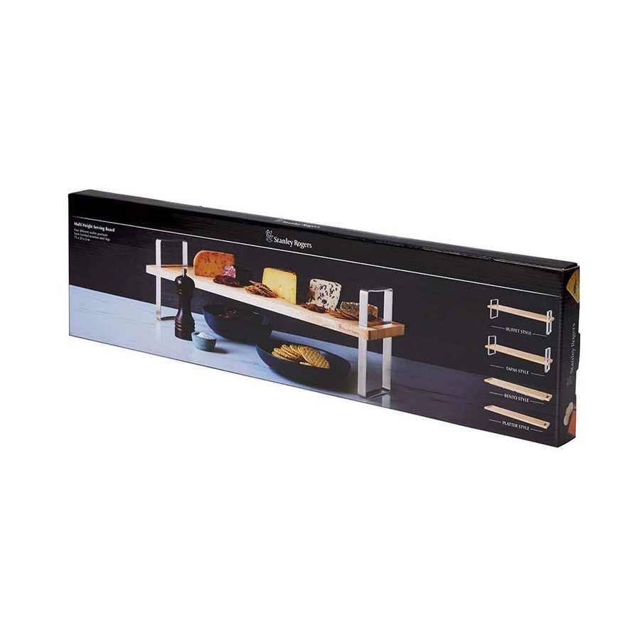 Stanley Rogers Large Multi Height Serving Board Wood Wood