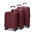 Caselite Venture 57cm, 66cm & 76cm Top Open Hardside Luggage Set Dark Red