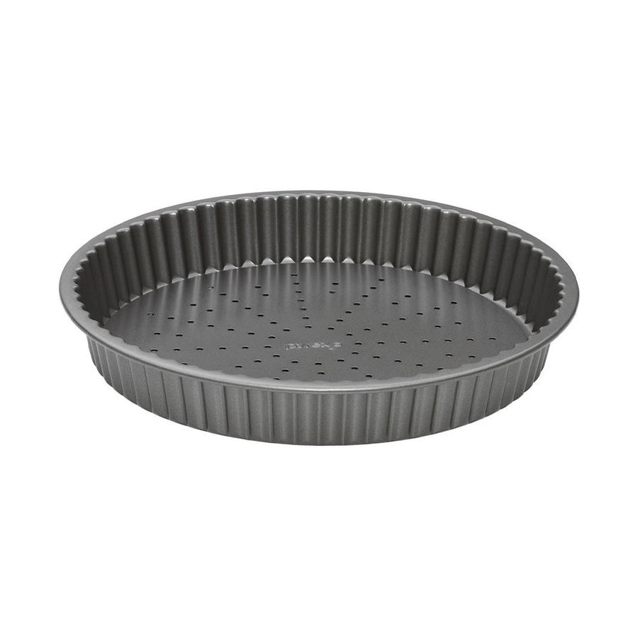 Pyrex Platinum Loose Base High Wall Crispy Tart Pan Black Black