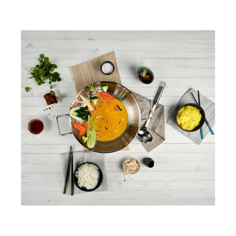 Zwilling 32cm Wok 2 Side Handles Stainless Steel Stainless Steel