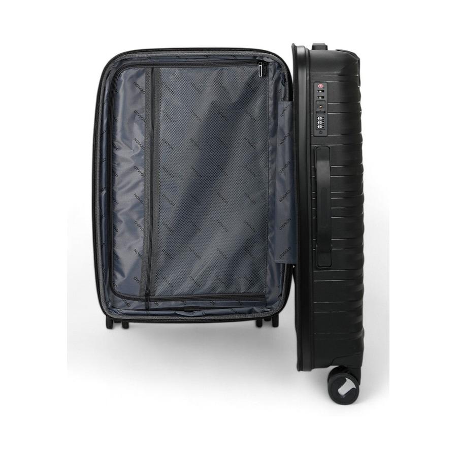 Nomad Discover 65cm Hardside Checked Suitcase Black Black