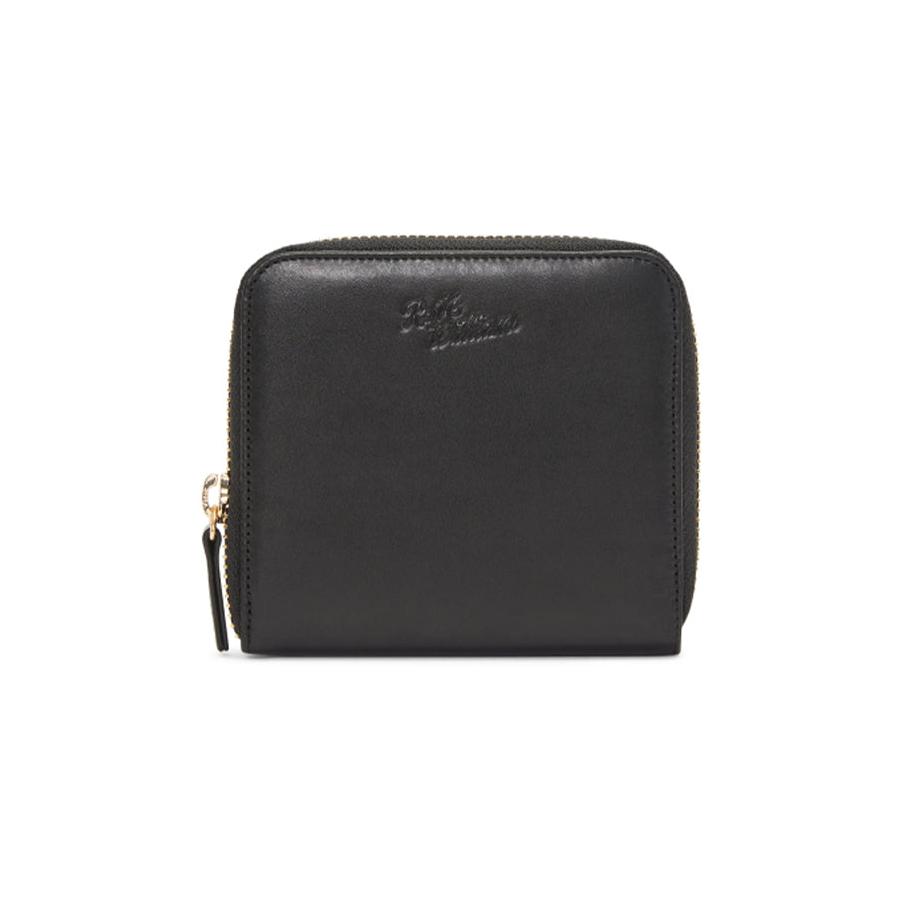 RM Williams Singleton Mini Zip Wallet Black Black