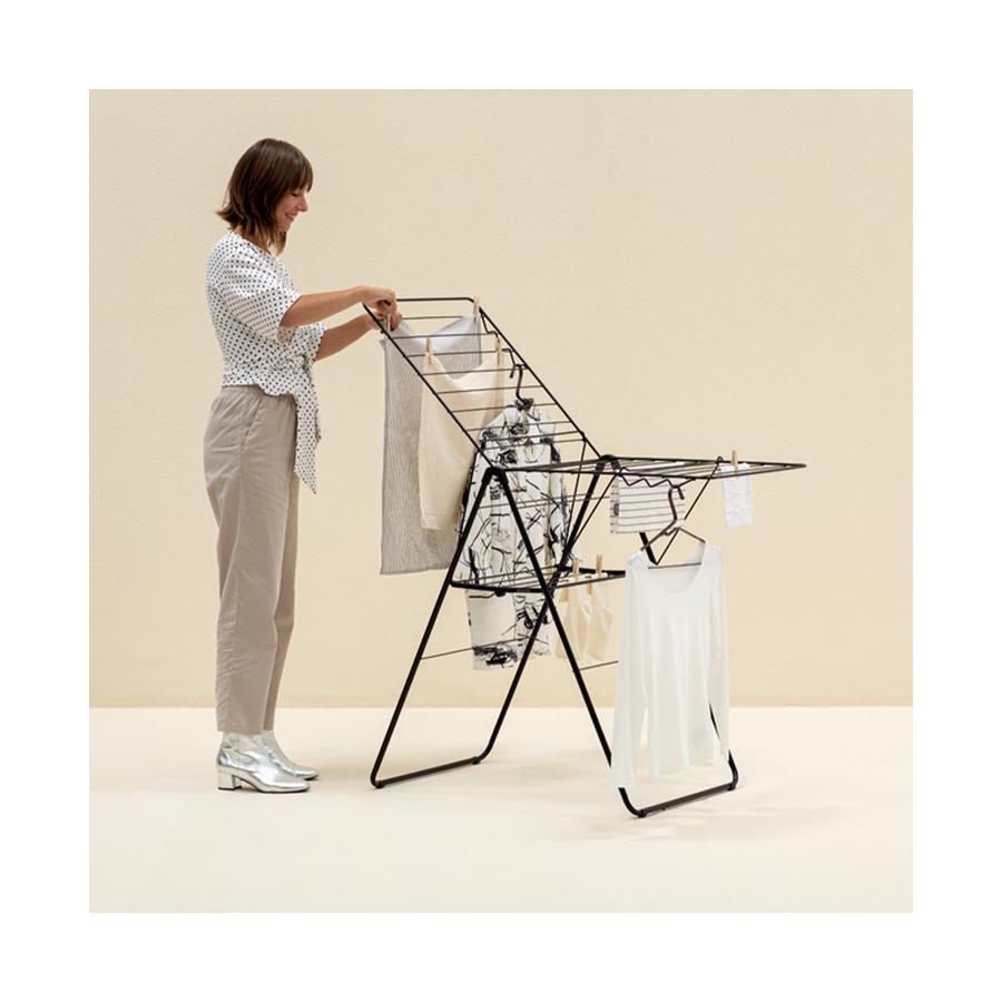 Brabantia Hangon 20m Drying Rack Matte Black Matte Black
