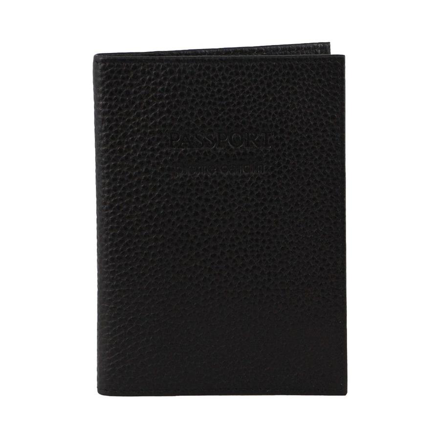 Pierre Cardin Orla Leather Passport Wallet Cover Black Black