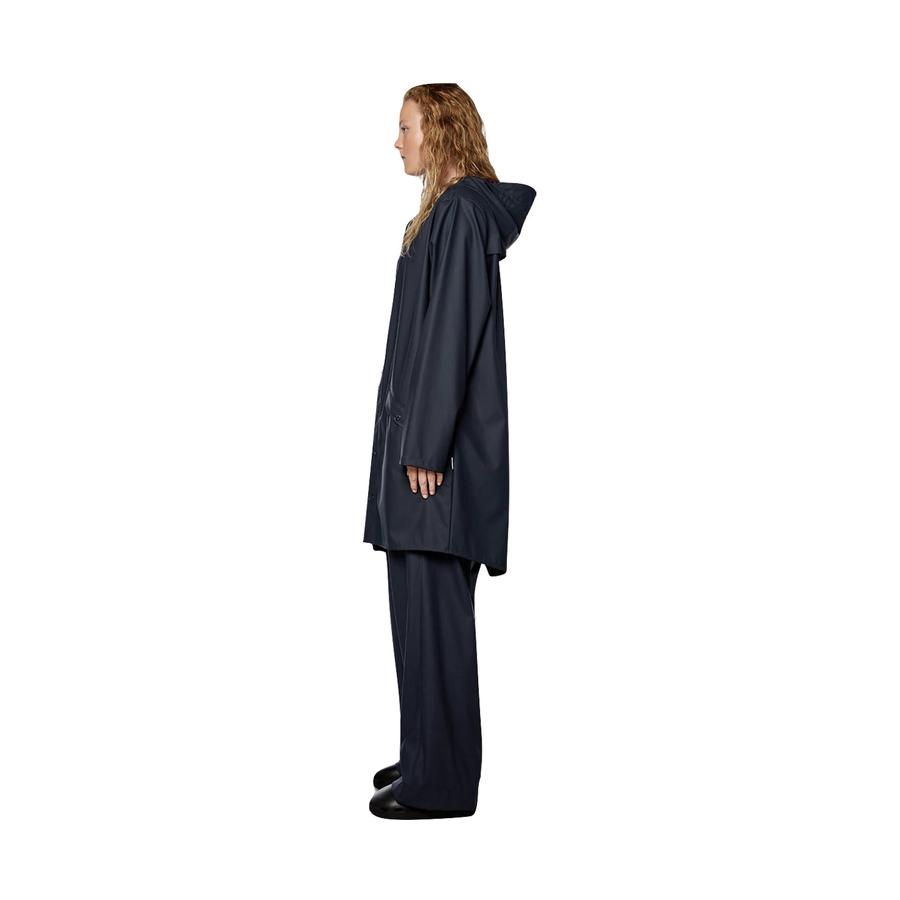 Rains Long Jacket Navy Default Title