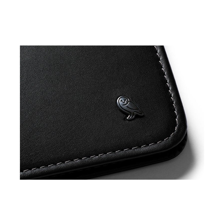 Bellroy RFID Hide & Seek HI Leather Wallet Black Black