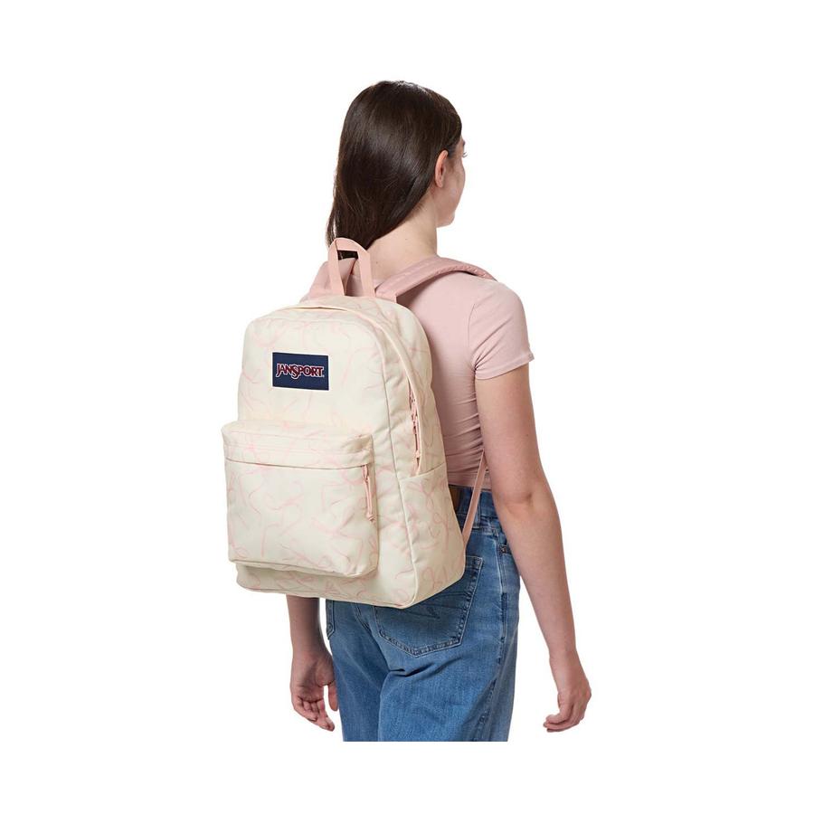 Jansport Superbreak Plus Backpack Rows of Bows Rows of Bows