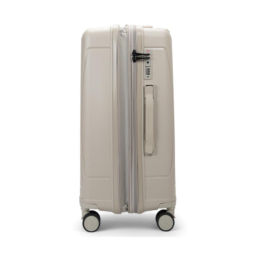 Nomad Quest 65cm Hardside Checked Suitcase Beige Beige